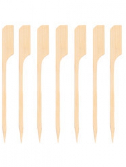 ไม้เสียบหัวธง เกรด A ยาว 15 cm เหลี่ยม