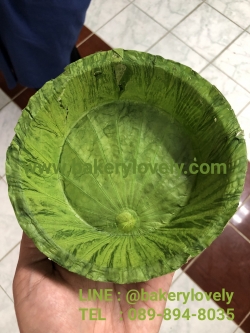 จานใบบัว 14 cm