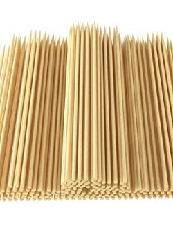 ไม้เสียบ เกรด A 15 cm ( 6 นิ้ว ) ปลายแหลม