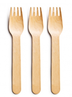 ส้อมไม้ ยาว 14 cm