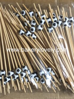 ไม้จิ้มค็อกเทล 12 cm ฟุตบอล