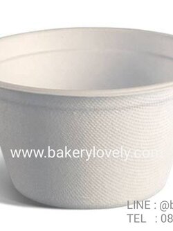 ชามชานอ้อย 8.5 ออนซ์ + ฝาปิด