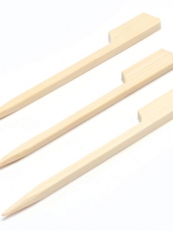 ไม้เสียบหัวธง เกรด A ยาว 7 cm เหลี่ยม