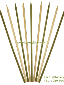 ไม้แท่ง ติดผิว 18 cm เหลี่ยม