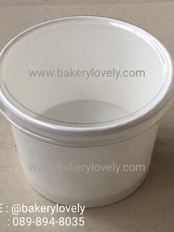 ถ้วยกระดาษ 5 ออนซ์ สีขาว + ฝาเรียบสีใส