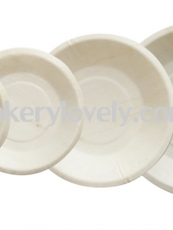 จานไม้ วงกลม 15.5 cm