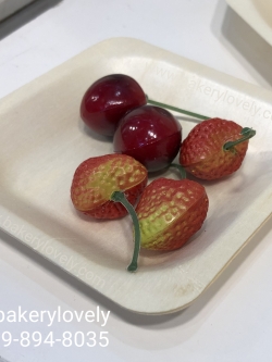 จานไม้ 12x12 cm