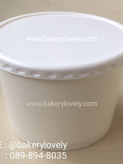 ถ้วยกระดาษ 18 ออนซ์ + ฝาเรียบสีขาว