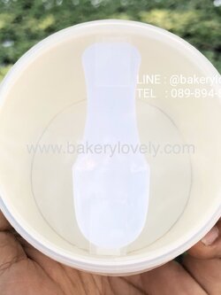 ถ้วยกระดาษ 4 ออนซ์ สีขาว + ฝาใส ติดแท่งตักไอศกรีม