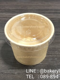 แก้วกระดาษ สีน้ำตาล 2 oz