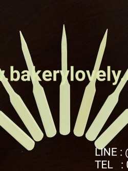 ไม้เสียบหัวพาย เกรด A ยาว 9 cm เหลี่ยม