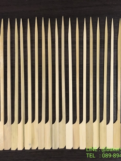 ไม้เสียบหัวธง เกรด B ยาว 18 cm เหลี่ยม