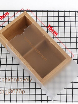 กล่องกระดาษ สีน้ำตาล 2 ช่อง
