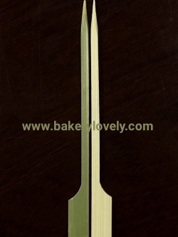 ไม้เสียบหัวธงติดผิว เกรด A ยาว 12 cm เหลี่ยม