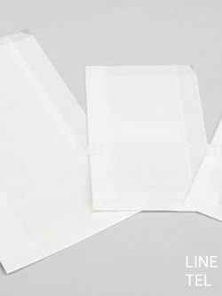 ถุงกระดาษ สีขาว 11.5x20 cm