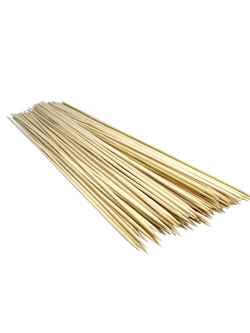 ไม้เสียบ เกรด A 24 cm ปลายแหลม