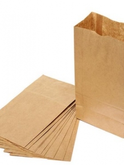 ถุงกระดาษ สีน้ำตาล 11.5x19.5 cm ก้นถุง 11.5x5 cm