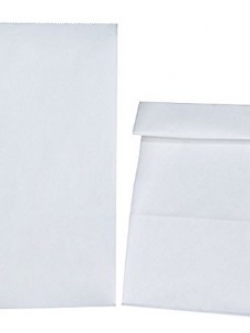 ถุงกระดาษ สีขาว 15.3x28 cm ก้นถุง 15.3x7.9 cm