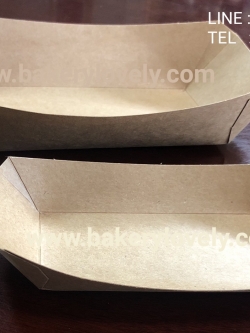 ถาดกระดาษ สีน้ำตาล