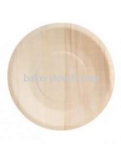 จานไม้ วงกลม 19 cm