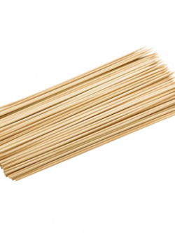 ไม้เสียบ เกรด A 20 cm ( 8 นิ้ว ) ปลายแหลม