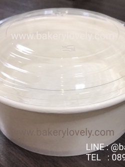 ถ้วยกระดาษ สีขาว ใส่สลัด 16 ออนซ์ ( 500 ml ) + ฝาใส