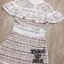 *พร้อมส่ง*Self portrait Dress :: เดรสคอตั้งตัวสวยเก๋ ช่วงอกแต่งระบายรอบลำตัวมีความเก๋ตรงระบาย