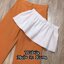 *พร้อมส่ง*FDCBK. Set :: เสื้อเกาะอกตัวเผ็ดกับกางเกงเอวสูงทรงกระบอก 5 ส่วน