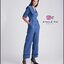 Korea Jumpsuit จั้มสูทขายาว เป็นจั้มสูทที่ทรงสวยมากกกก ทรงคอปกใหญ่อลัง