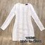 *พร้อมส่ง*VTNK Dress :: เดรสแขนยาวตัวสวย ตัวเดรสเตาะตาไก่ ร้อยเชือก