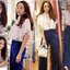 *พร้อมส่ง*Landmee กางเกงยีนขายาวเอวสูง ทรงขากระบอก