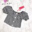 Reformation Top เสื้อปาดไหล่ตัวสวย แขนสั้นพองน่ารักมั๊กๆ