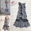 Keepsake Dress เดรสตัวยาว แขนกุด เนื้อผ้าลายทั้งตัว