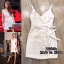 *พร้อมส่ง*ML. Dress :: เดรสสายเดี่ยว ด้วยเรียบเก๋