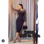 *พร้อมส่ง*Poem Dress :: เดรสคอปาดตัวแซ่บซี๊ด เลือกใช้ผ้ากำมะหยี่ ขึ้นเงาสวย แขนยาว