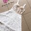 Zimmermann Dress เดรสสายเดี่ยวลูกไม้สีขาว ซับในสีน้ำตาล