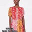 Zara Dress :: เดรสตัวยาวสไตล์ยิปซี ตัวชุดพิมพ์สลับสี สกีนลายดอกไม้