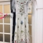 *พร้อมส่ง*SRS Dress แขนตุ้กตา ปกเสื้อเป็นระบายสวย กระโปรงทรงบานยาวคลุมเข่า เนื้อผ้าตาข่ายลายจุดปักลายทั้งตัว