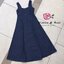 *พร้อมส่ง*Landmee Dress เดรสแขนกุด ตัวยาวสุดเก๋ เนื้อผ้ายีนส์ฟอก