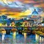 Educa - St.Peter's Basilica and The St.Angelo Bridge by Pedro Gavidia 1500 pcs.