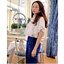 *พร้อมส่ง*Landmee' Top : เสื้อคอตั้งสไตล์ Vintage เลือกใช้ผ้าลูกไม้อย่างดี