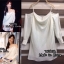 *พร้อมส่ง*ML Dress :: เดรสสายเดี่ยวไหล่ห้อยแขนยาวสุดแซ่บ