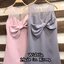 *พร้อมส่ง*RSR Dress สั้นแขนกุดคอกลม