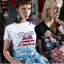 *พร้อมส่ง*KS T-shirt เสื้อยืดเข้ารูปแสนสวย ลายด้านหน้าเป็นการปักล้วนๆ