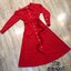 Korea style Dress :: เดรสคอปกแขนยาว เปิดไหล่มีสายเดี่ยวหนึ่งข้างเก๋ๆ มีเข็มขัดคาดเอว