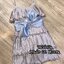 *พร้อมส่ง*MOF Dress :เดรสสายเดี่ยว ใช้ผ้าซาตินมาอีดพลีตเล็กๆมาเย็บต่อเป็นชั้นสวยเป้ะ