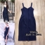 *พร้อมส่ง*RRT Dress :: เดรสายเดี่ยวผ้าเรียบตัวชิค