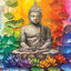 Eurographics - Colorful Buddha (Non-Pattern) 1000 pcs.