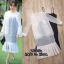 *พร้อมส่ง*Design By Korea Dress :: เดรสทรงเก๋ ด้วยการเลือกใช้ผ้าแก้วมาตัดเย็บ