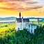 Pintoo - Sunset of Neuschwanstein Castle, Germany (Panorama) 4000 pcs.